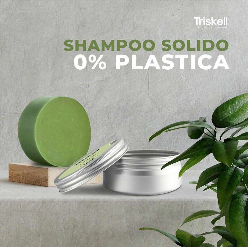 triskell botanical treatment trattamento capelli shampoo solido 0% plastica. prodotto salone Tania parrucchiere ed estetista. parrucchiere-estetista.it